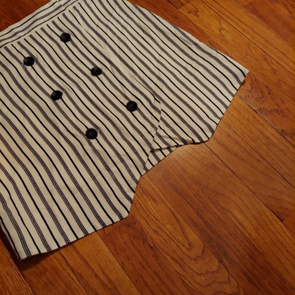 Bcbgeneration Striped Double Breasted Mini Wrap S… - image 8